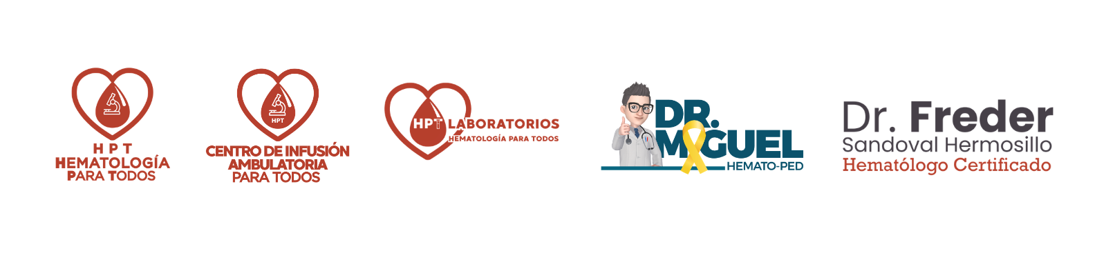 HPT Laboratorio Clinico logos familia